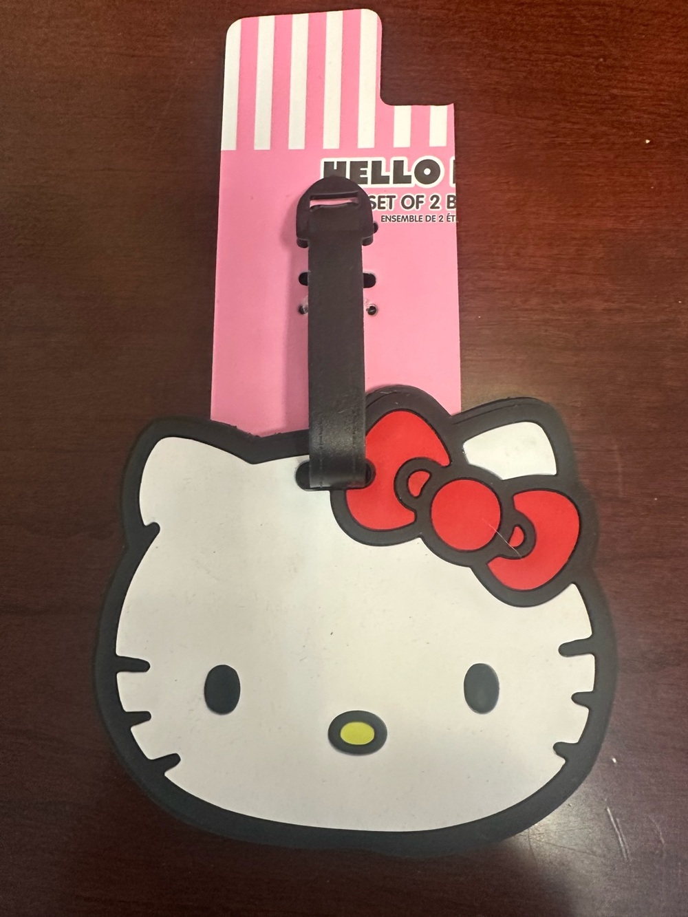 Hello Kitty White & Red Luggage Tag by Sanrio
